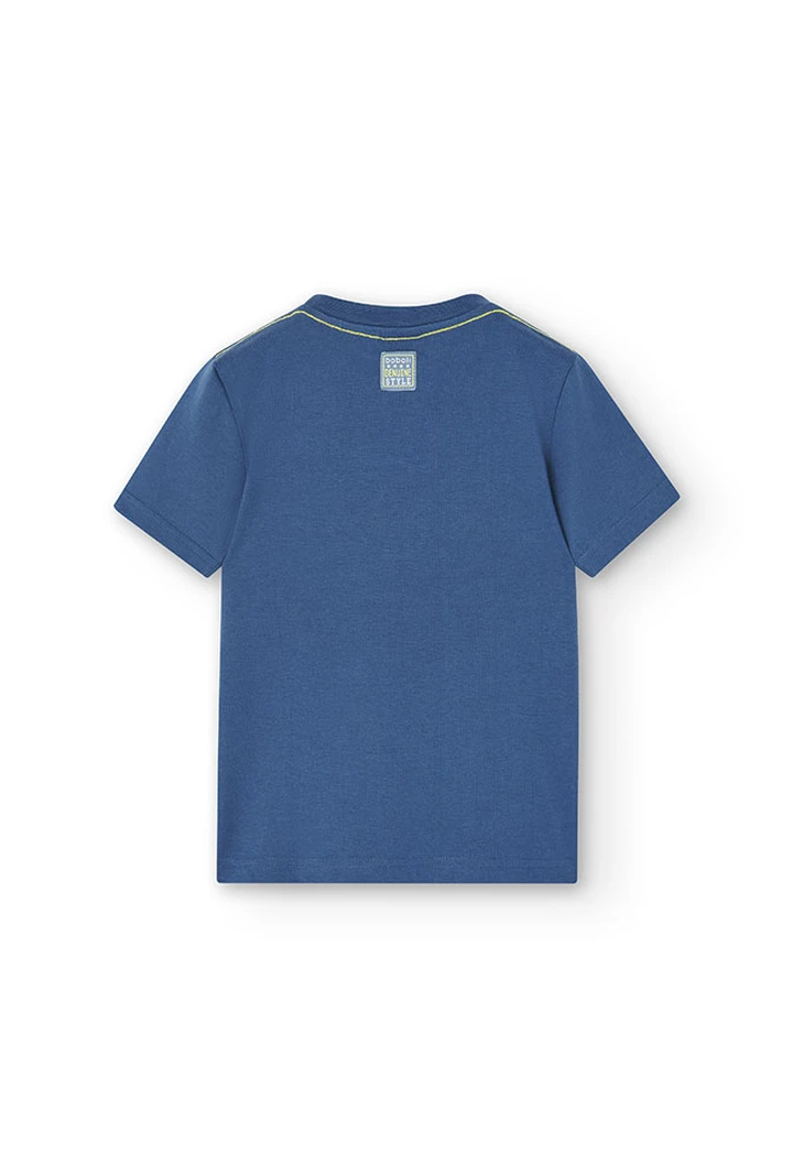 Pack tricoté pour bébé garçon en bleu