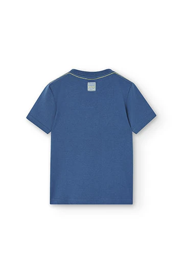 Pack tricoté pour bébé garçon en bleu