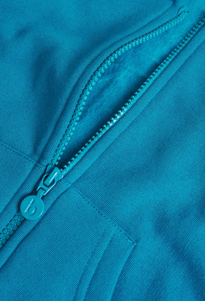 Sweatjacke für Jungen in Himmelblau