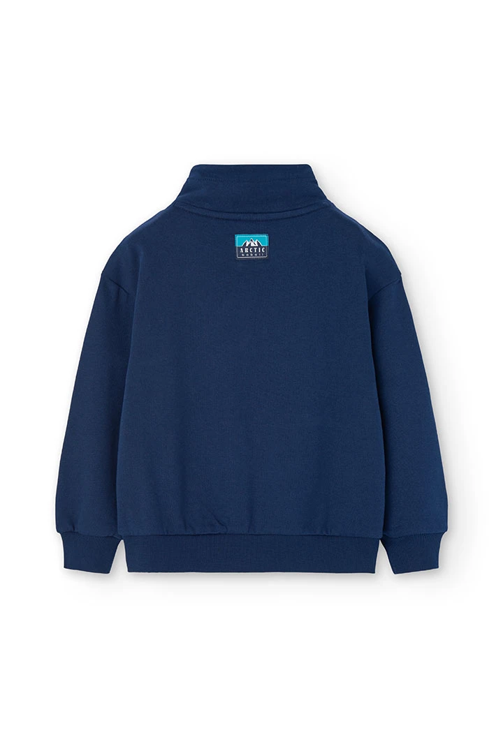 Sky blue sweatshirt for boy