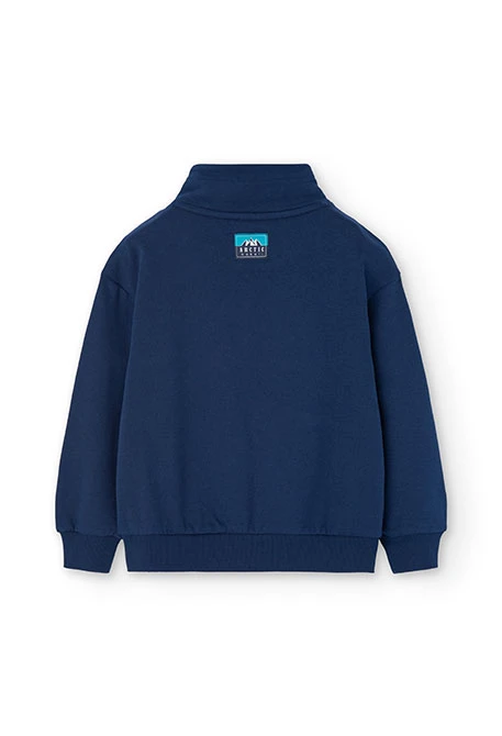 Sky blue sweatshirt for boy