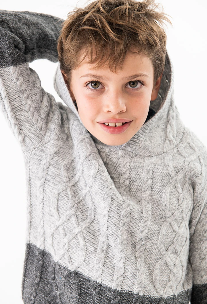 Maglione da bambino in azzurro cielo