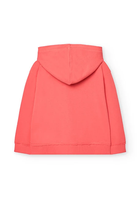 Giacca in pile per bambino di colore rosso