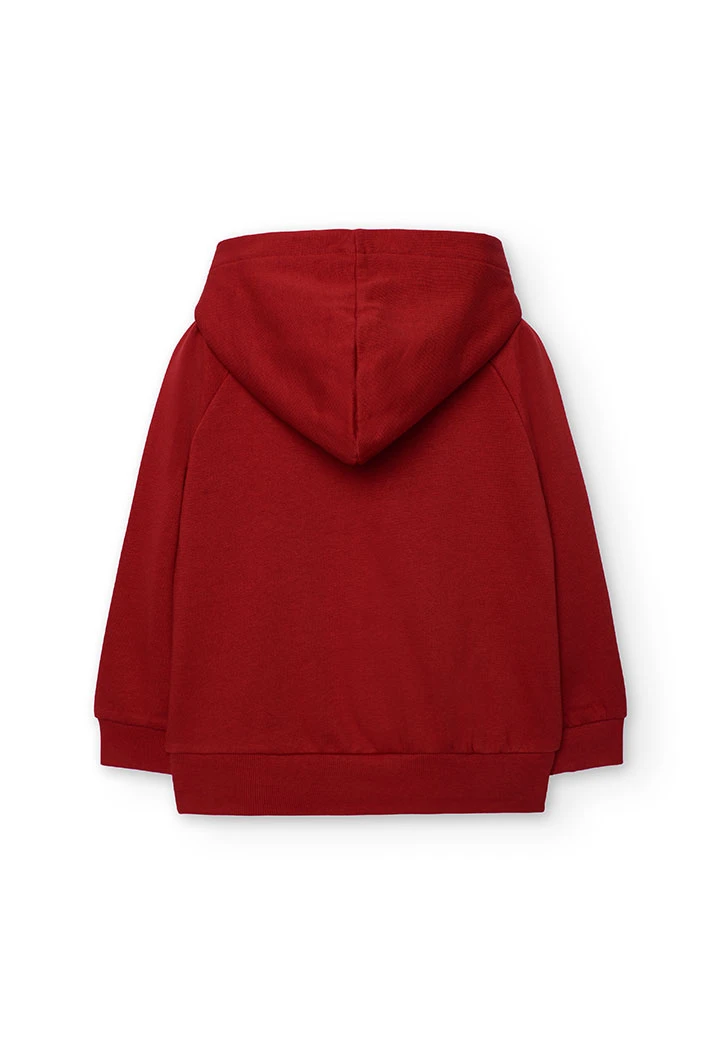 Sweatshirt menino felpa cor de vinho Mountain Hiking