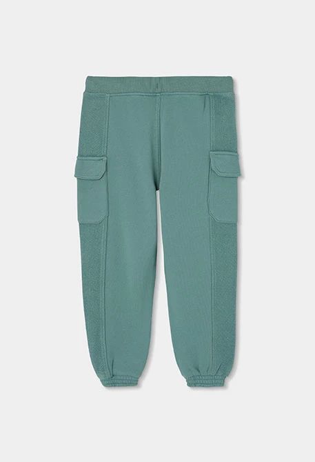 Pantaló jogger nen verd aigua