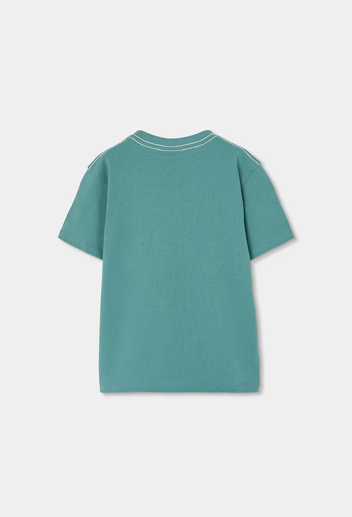 Grünes Baumwollshirt für Kinder