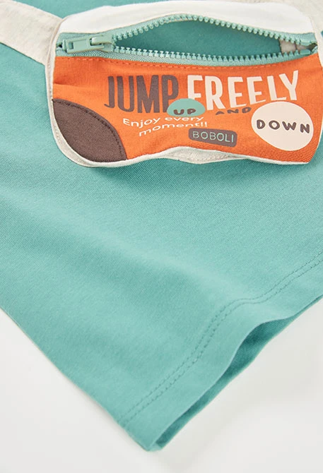 Green cotton boys? t-shirt