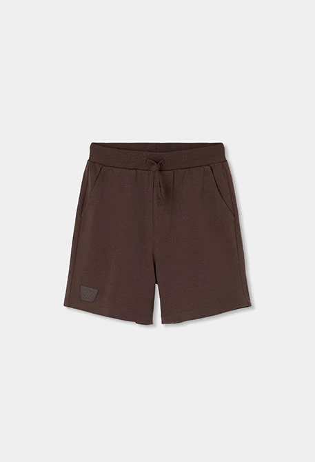 Ensemble enfant coton imprimé marron
