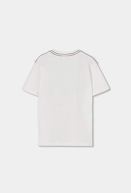 Ensemble enfant coton imprimé marron