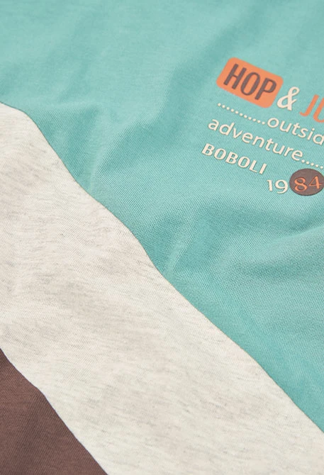 Children?s colour block cotton T-shirt