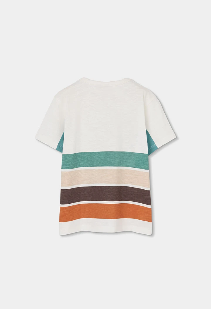 Camiseta de criança algodão branco