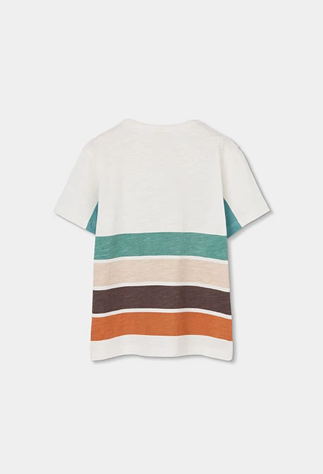 Kinder-T-Shirt aus weißer Baumwolle