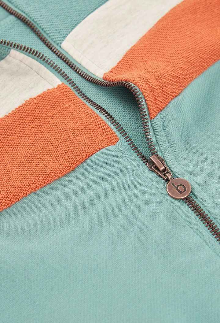 Veste enfant tricot vert