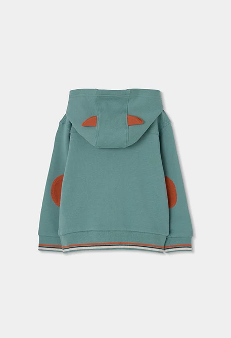 Veste enfant tricot vert