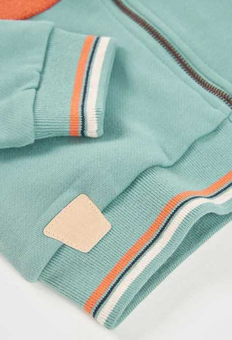 Giacca bambino maglia verde