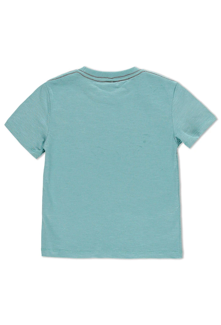 T-Shirt tricot flame pour garçon - organique