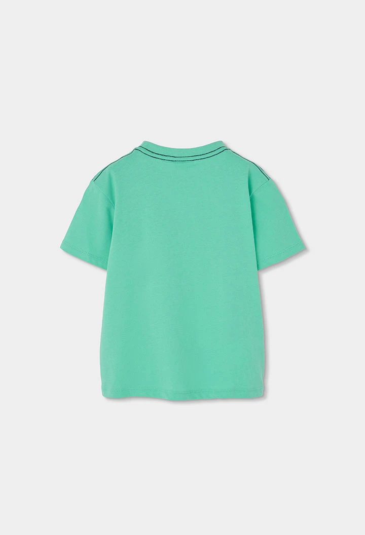 Maglietta bambino in cotone verde