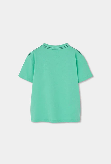 Maglietta bambino in cotone verde