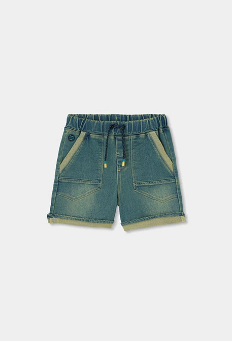 Bermudas denim azul