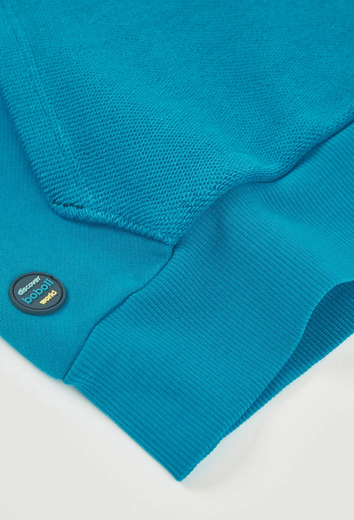 Camisola de alças de criança azul água