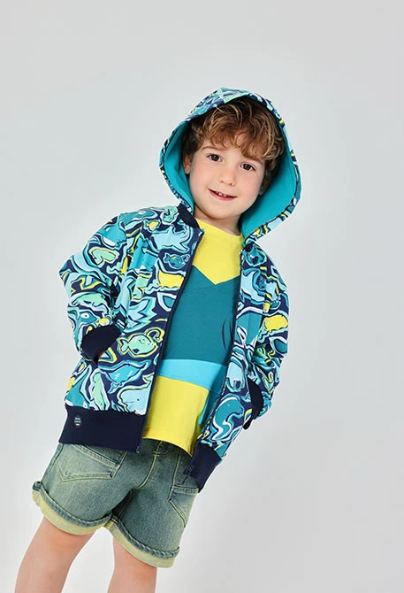 Shark print boy?s jacket