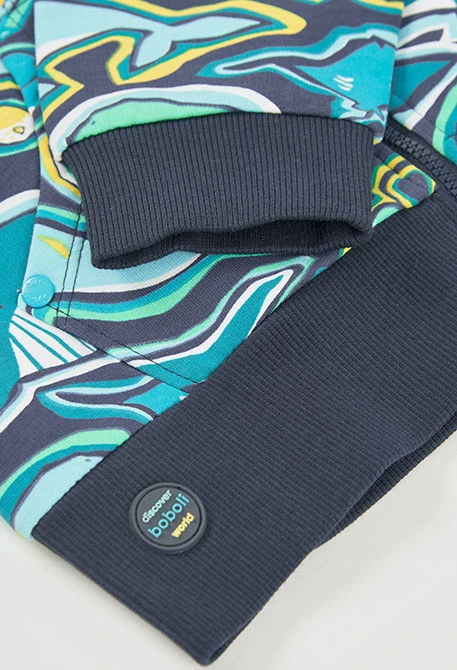 Kinderjacke mit Haifisch-Print