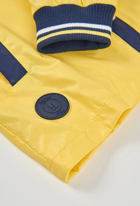 Parka enfant tissu technique jaune