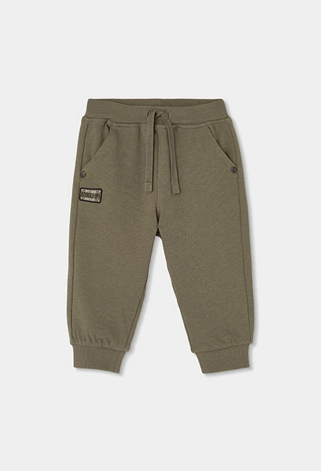 Ensemble molleton garçon écru imprimé off-road