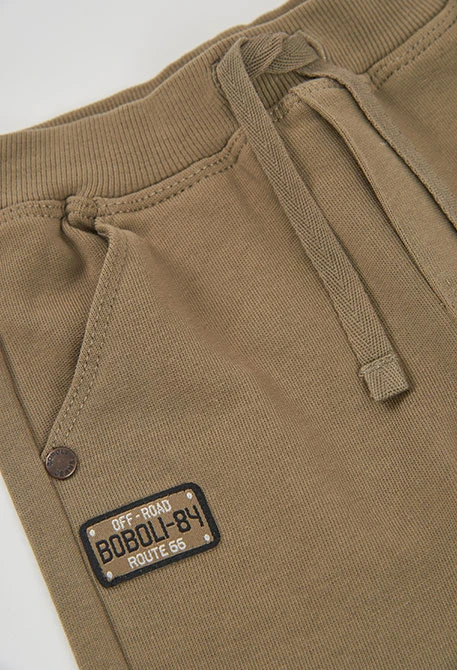 Ensemble molleton garçon écru imprimé off-road