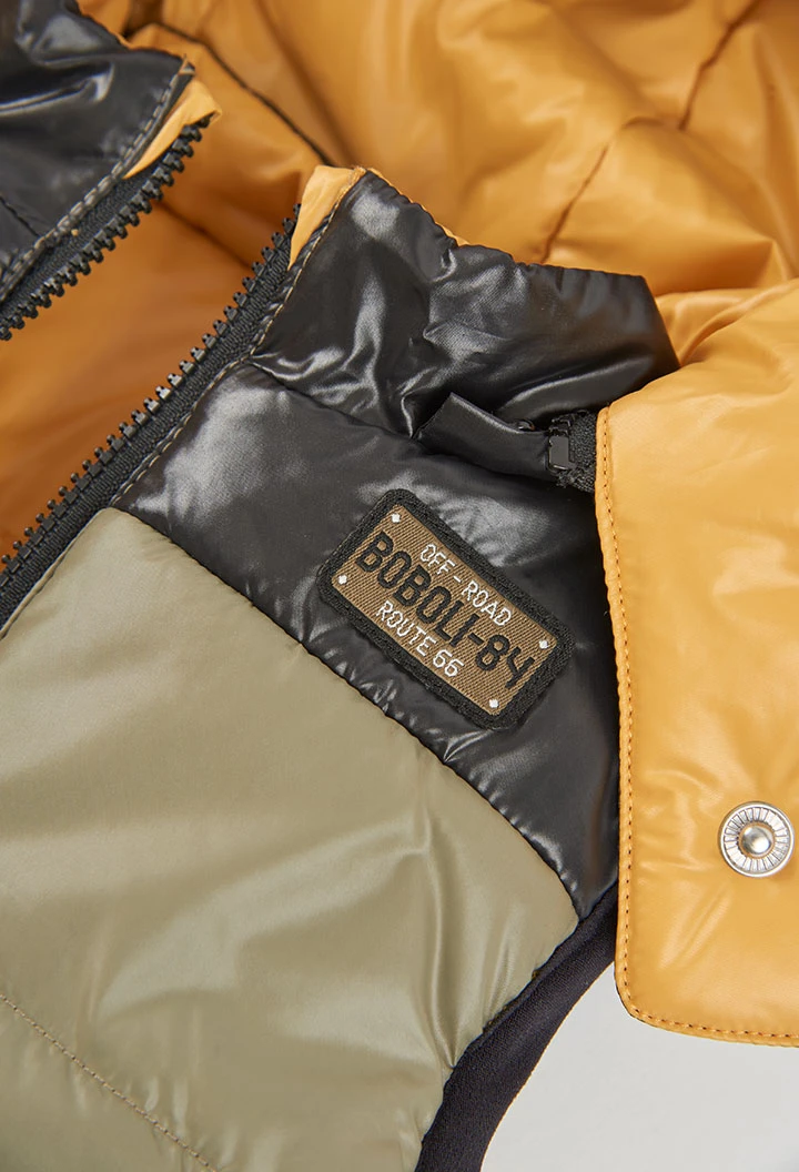Gilet tecnico reversibile bambino giallo