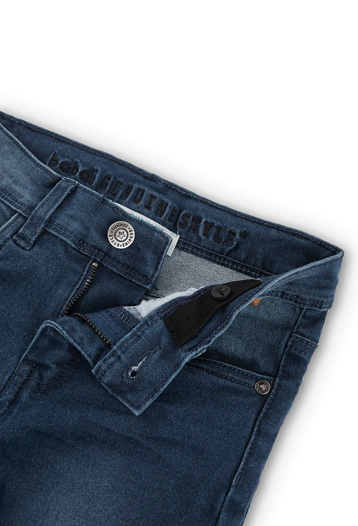 Blue denim trousers for boys