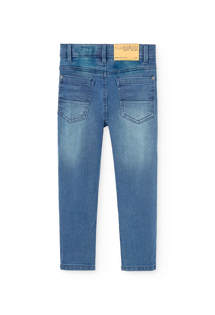 ﻿Denim stretch trousers for boy