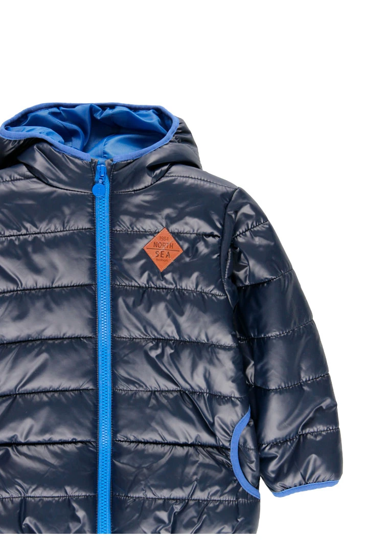 Parka en toile technique pour garçon