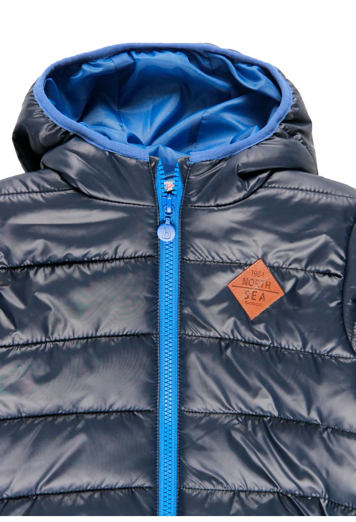 Parka en toile technique pour garçon