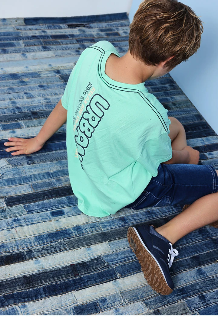Bermuda denim para menino