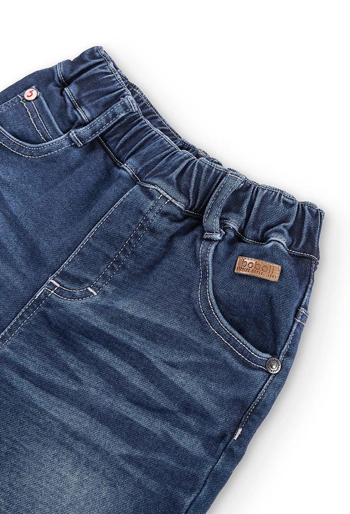 Bermuda denim para menino