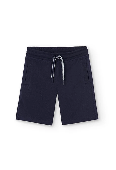 Knit bermuda shorts flame for boy -BCI