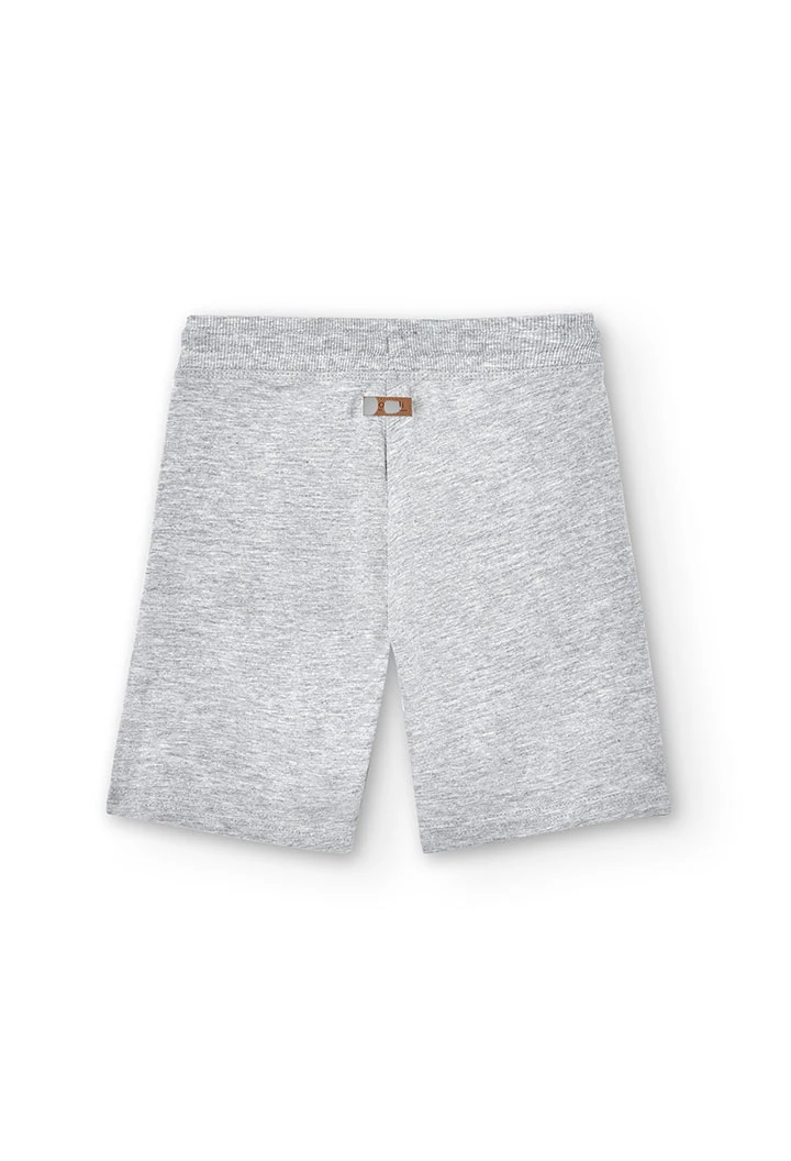 Knit bermuda shorts flame for boy -BCI