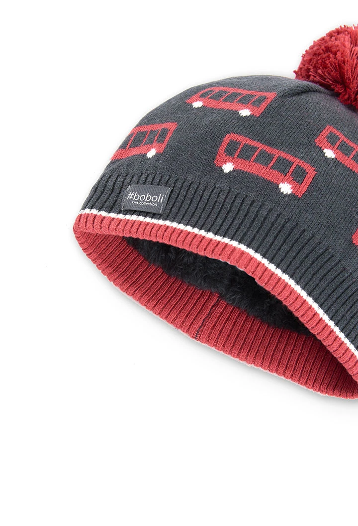 Bonnet tricoté pour garçon
