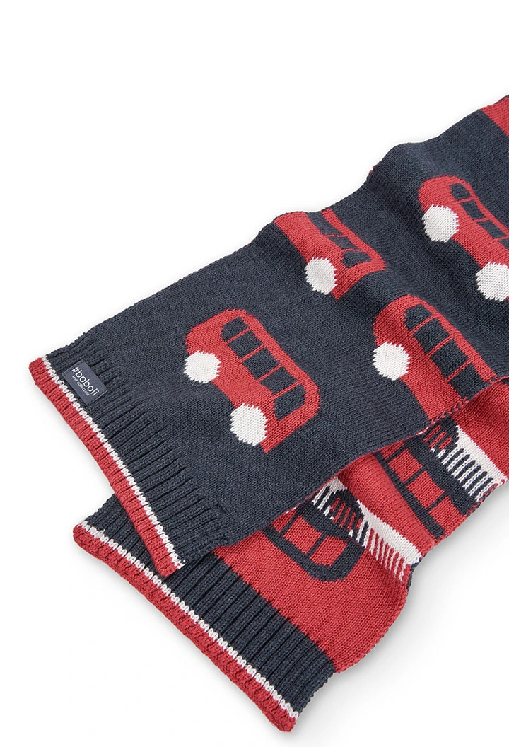 Écharpe en tricot pour garçon