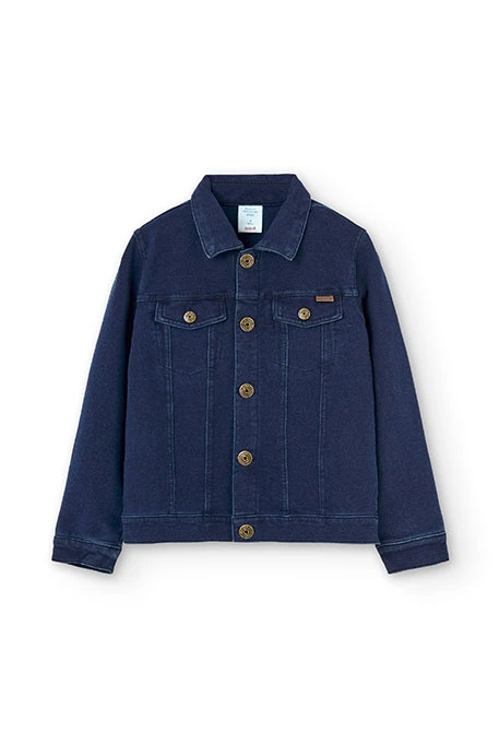 Veste en molleton jean unisex