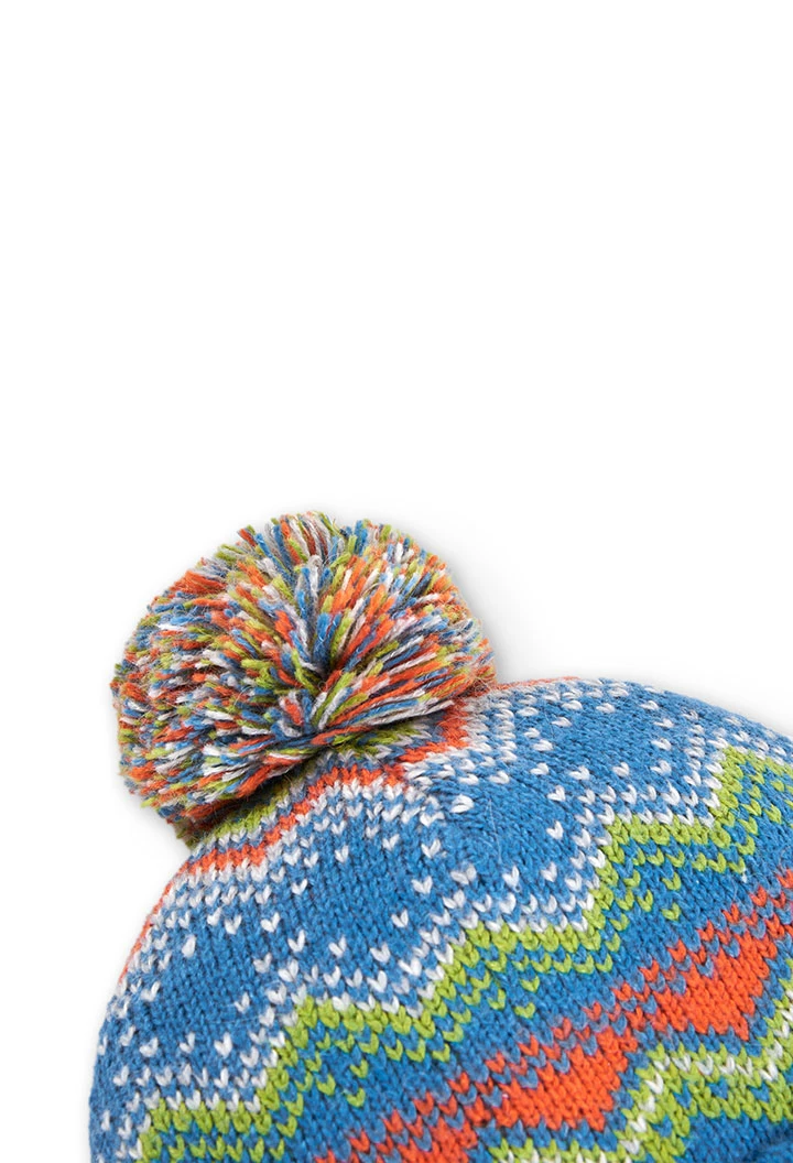 Bonnet tricoté en jaquard unisex