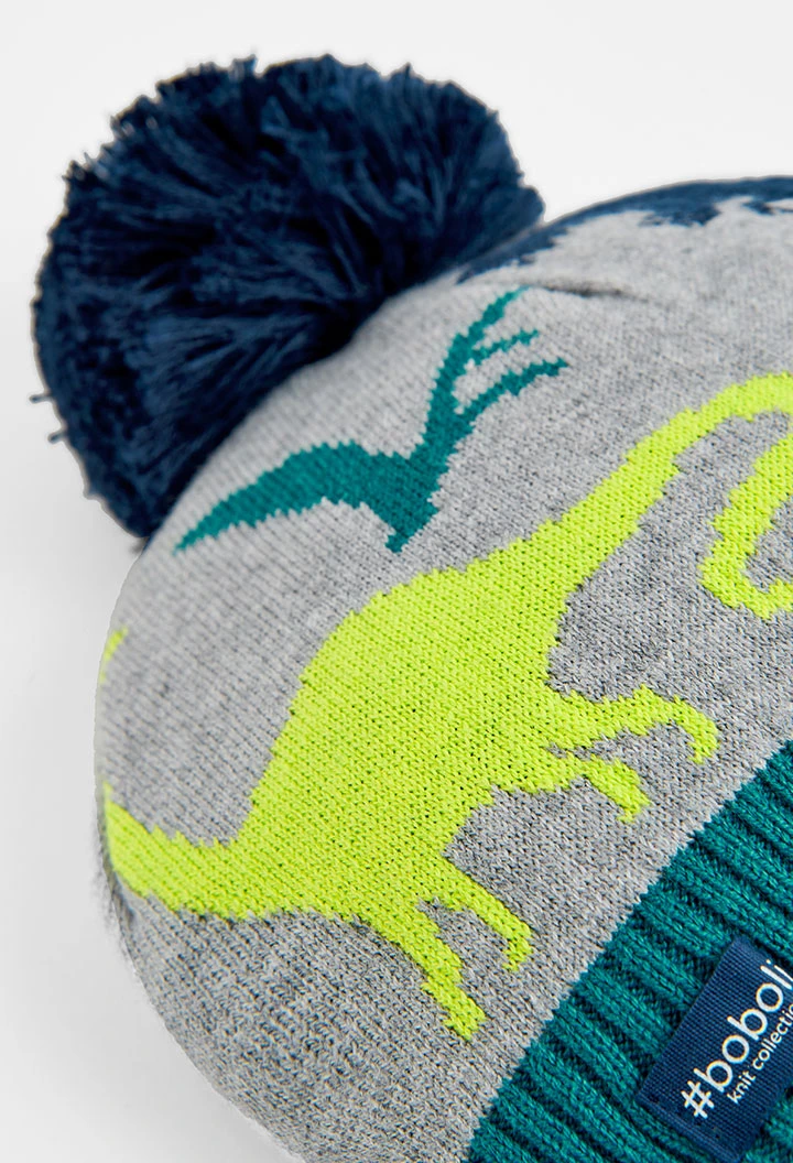 Gorro tricotosa dinosaurios de niño