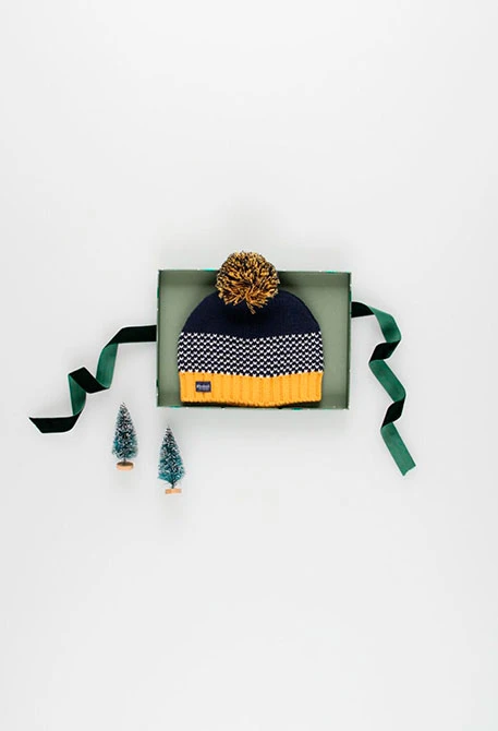 Knitwear hat jacquard for boy