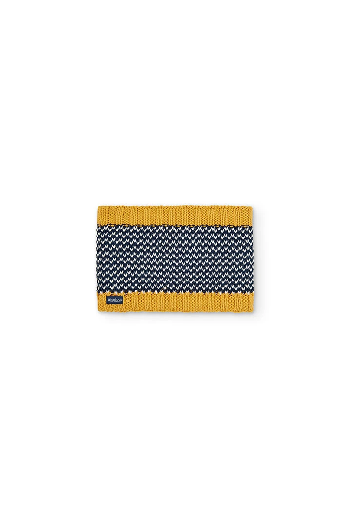 Cachetol tricot jacquard para menino