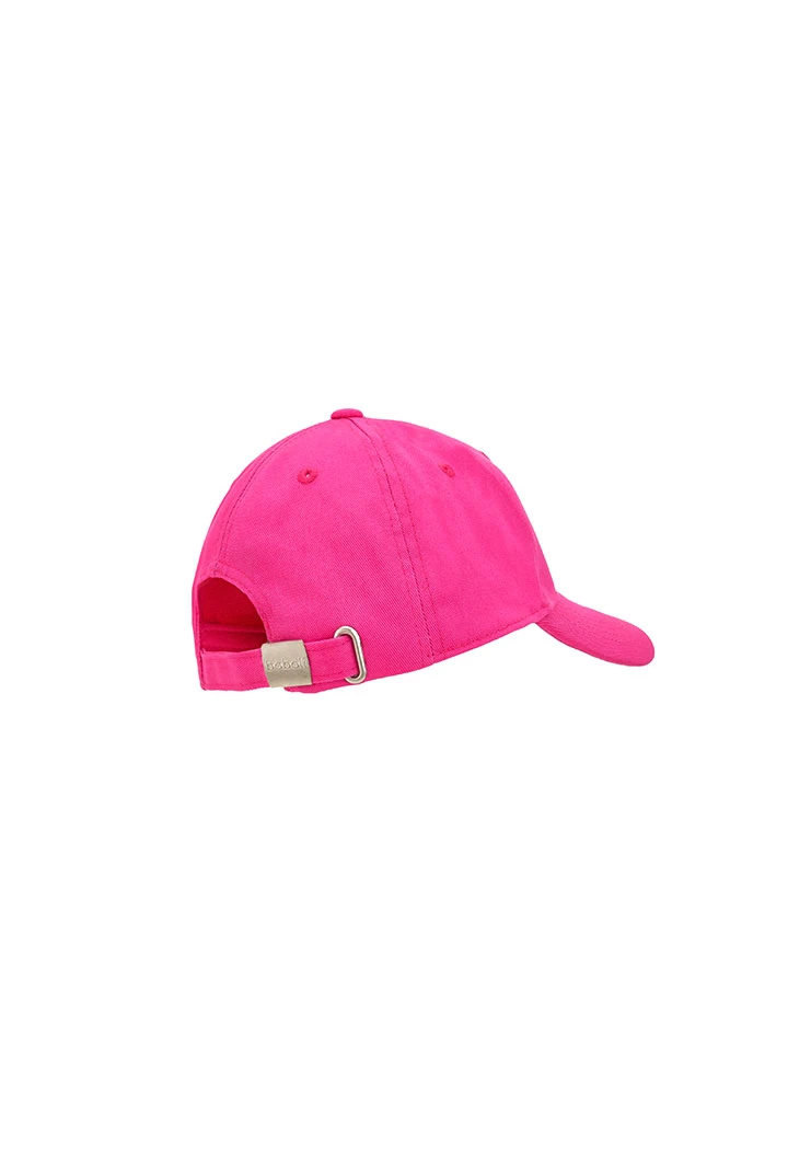 Gorra de sarga unisex en rosa