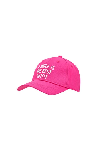 Twill cap unisex in pink