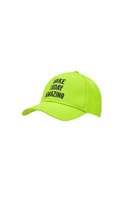 Gorra de sarga unisex en verde
