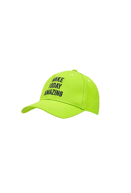 Casquette unisexe en sergé vert