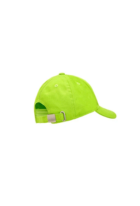 Gorra de sarja unissexo em verde
